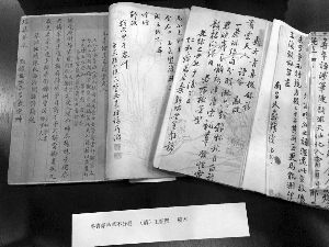 《冬青馆吟草》手稿