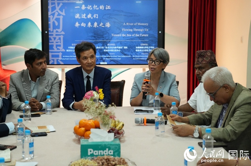 中尼青年交流会现场。人民网记者 李墨摄 中尼青年交流会现场。人民网记者 李墨摄