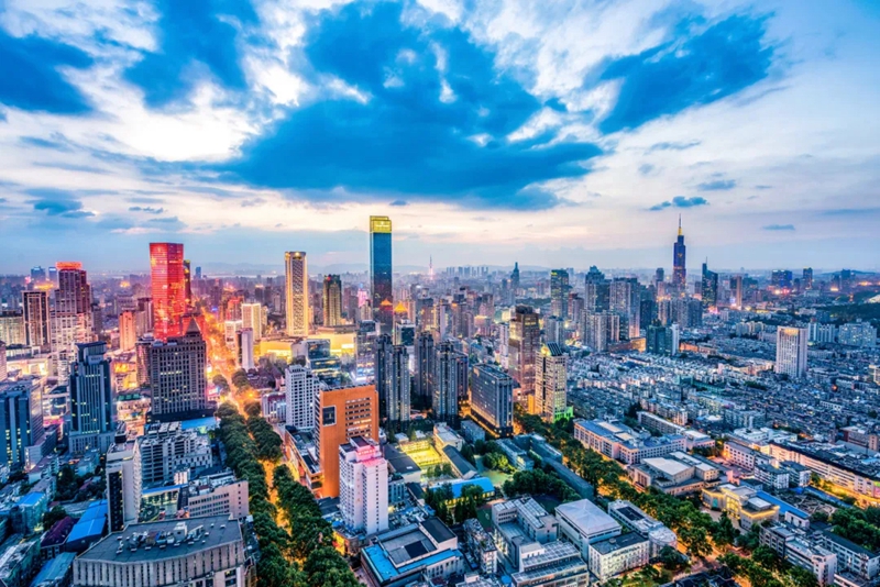 南京新街口商圈。玄轩摄
