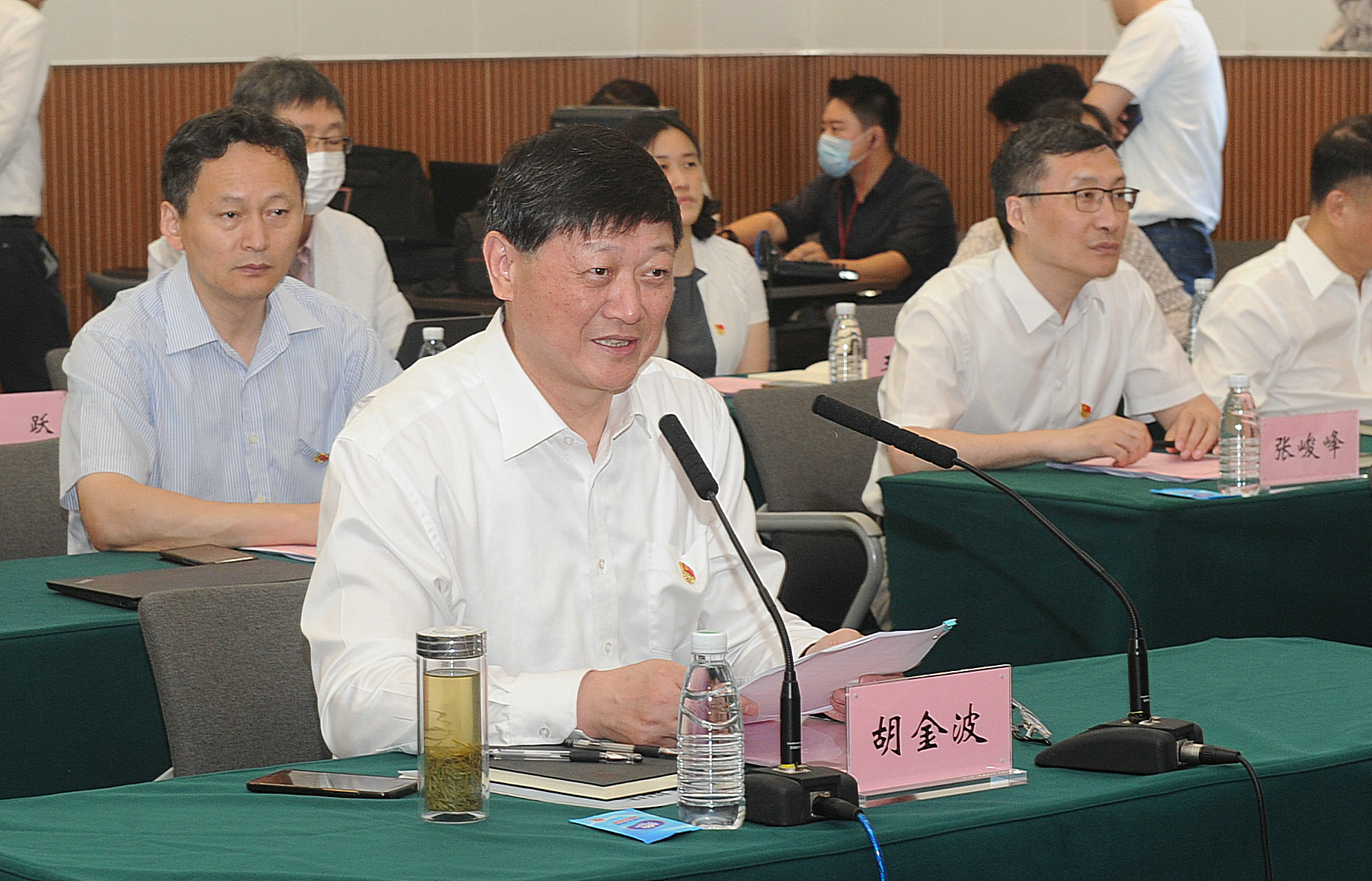 胡书记调研现场